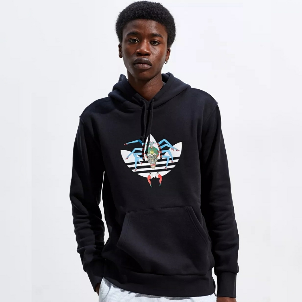 Adidas Originals Tanaami Trefoil Hoodie Sz Medium - Picture 2 of 9